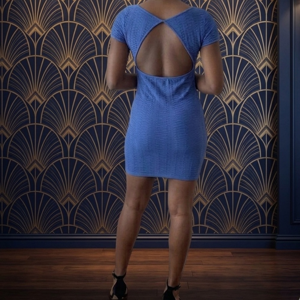 BCBG Open Back Bodycon Dress